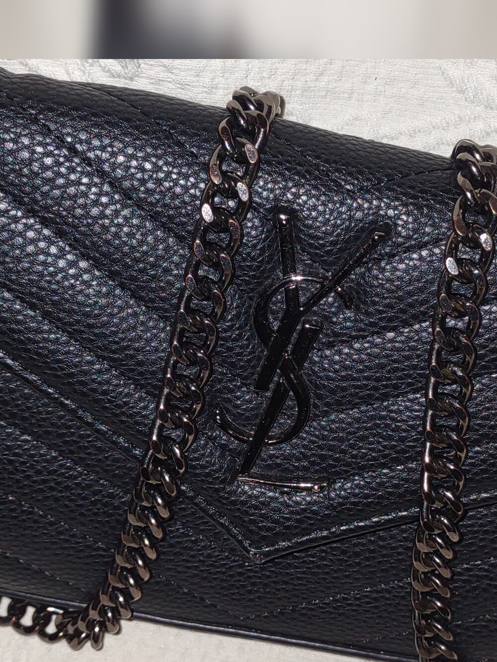 Black YSL In Great Condition, Heavy Authentic Genuine Leather